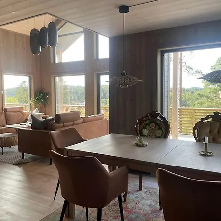 Modern With A Beautiful View - Near Risor Feriehus Sondeled