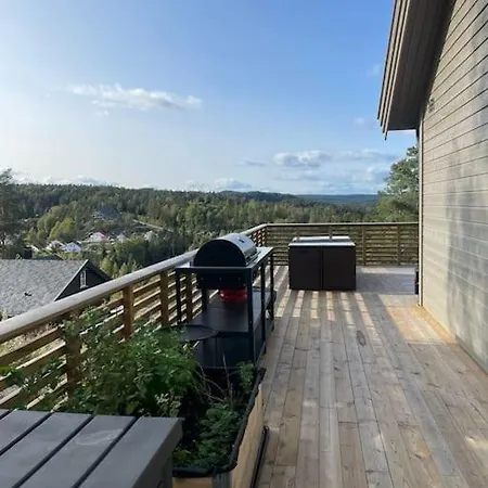 Modern With A Beautiful View - Near Risor
